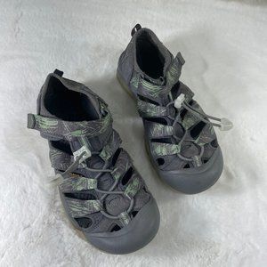 Keen Glow In The Dark Boys Water Shoes Sandals Size 7 Big Kid Grey Light Up